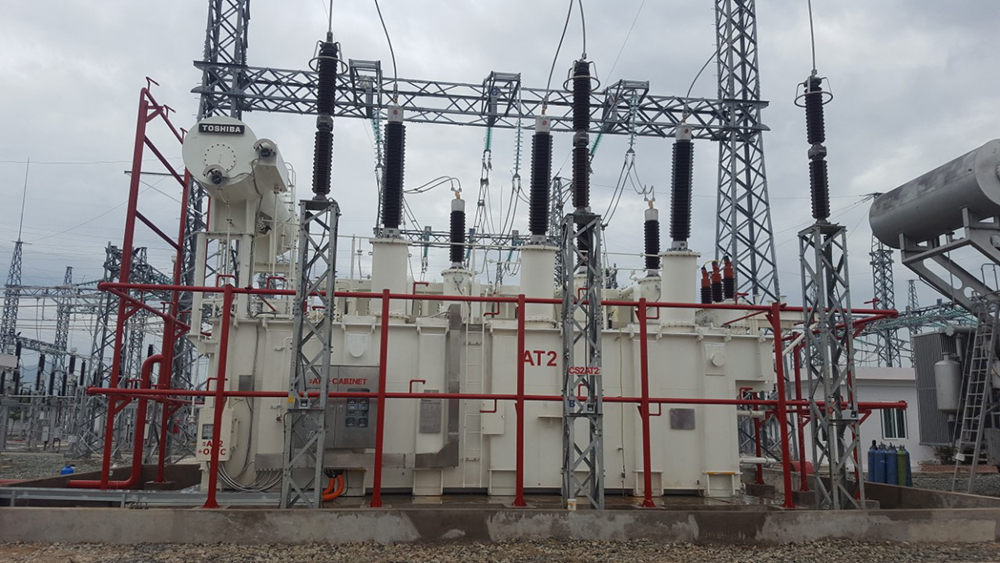 Công trình nâng công suất trạm 220 kV Tháp Chàm (tại Ninh Thuận) mới hoàn thành và đưa vào vận hành vào cuối tháng 10/2019