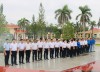 Ban lãnh đạo và đại diện CBCNV đến dâng hoa và thắp hương tưởng niệm tại nghĩa trang liệt sĩ quận Ô Môn.